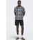 ONLY & SONS ONSTREV regular casual short donkerblauw met textuur