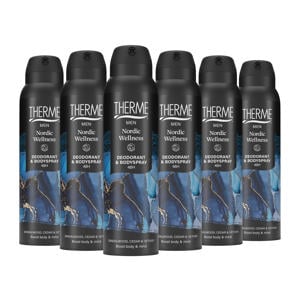 Nordic Wellness Deodorant & Bodyspray - 6 x 150 ml