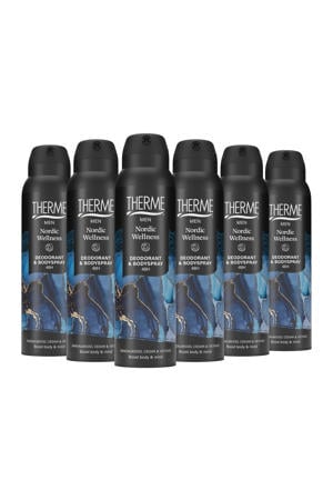 Nordic Wellness Deodorant & Bodyspray - 6 x 150 ml