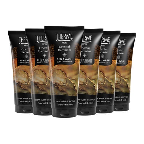 Therme Men Oriental Hammam 3-in-1 Wash - 200 ml afbeelding