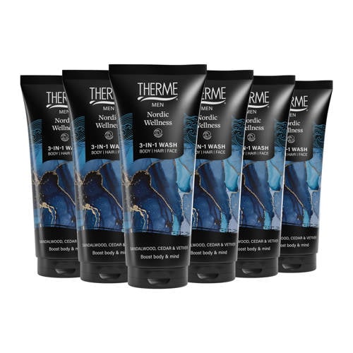 Therme Men Nordic Wellness 3-in-1 Wash - 200 ml afbeelding
