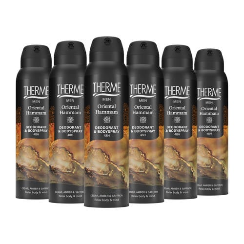 Therme Men Oriental Hammam Deodorant & Bodyspray - 150 ml afbeelding