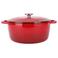 Cosy & Trendy Braadpan met deksel Fontestic Gietijzer Traditional Red Ø 28 cm / 6.8 Liter - geëmailleerde anti-aanbaklaag