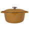 Cosy & Trendy Braadpan met deksel Fontestic Gietijzer Amber Gold Ø 20 cm / 2.7 Liter - geëmailleerde anti-aanbaklaag