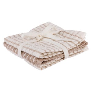 Vaatdoekjes Stoff Sand 30 x 30 cm - 3 Stuks