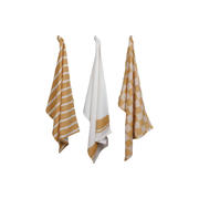 thumbnail: Cosy & Trendy Theedoeken Stoff Amber Gold 50 x 70 cm - 3 Stuks