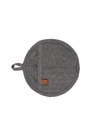 Pannenlap Stoff Black Chambray