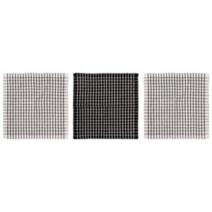 Vaatdoekjes Stoff Black Chambray 30 x 30 cm - 3 Stuks