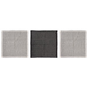 Vaatdoekjes Stoff Black Chambray 30 x 30 cm - 3 Stuks