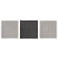 Cosy & Trendy Vaatdoekjes Stoff Black Chambray 30 x 30 cm - 3 Stuks