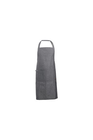Keukenschort Stoff Black Chambray