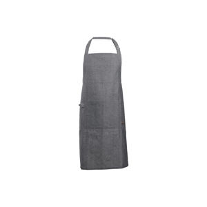 Keukenschort Stoff Black Chambray