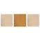 Cosy & Trendy Vaatdoekjes Stoff Amber Gold 30 x 30 cm - 3 Stuks