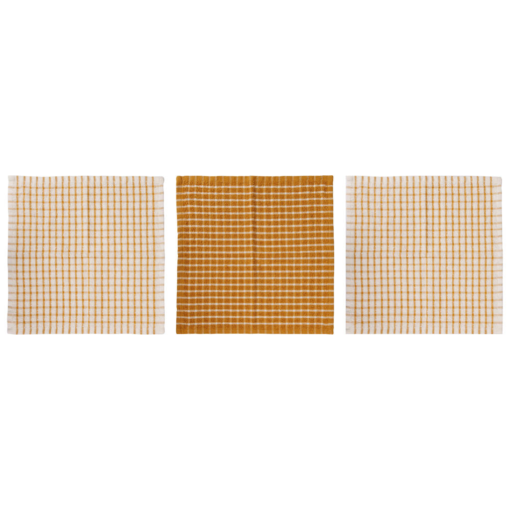 Cosy & Trendy Vaatdoekjes Stoff Amber Gold 30 x 30 cm - 3 Stuks