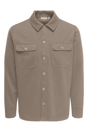 overshirt lichtbruin