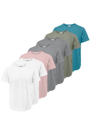 regular T-shirt multi - (set van 7)
