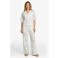CS the Label straight high waist broek crochet ecru