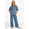 CS the Label blouse medium blue denim