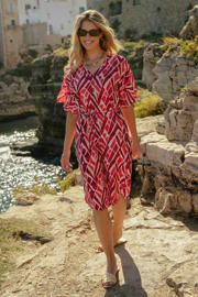 thumbnail: CS the Label midi jurk roze