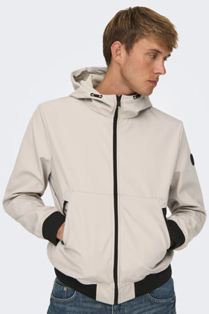 softshell jas beige