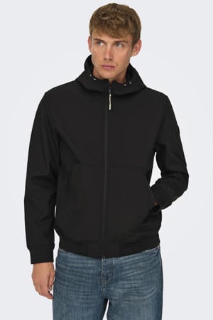 softshell jas zwart