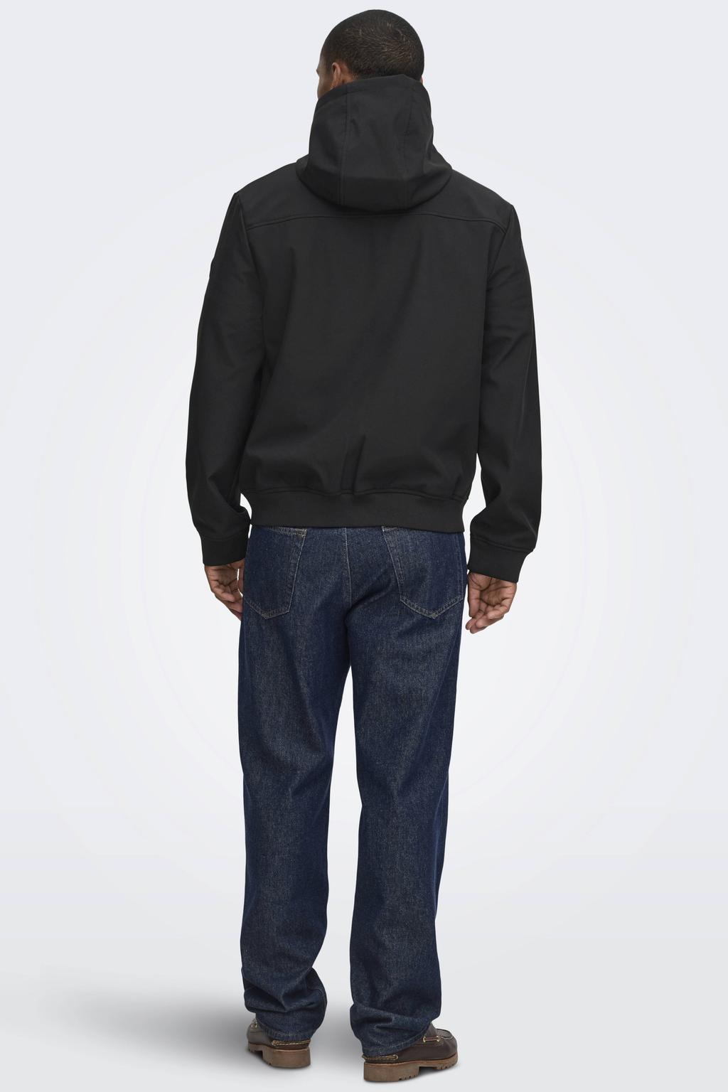 ONLY & SONS softshell jas zwart