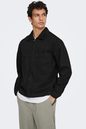 denim spijkerjas black denim