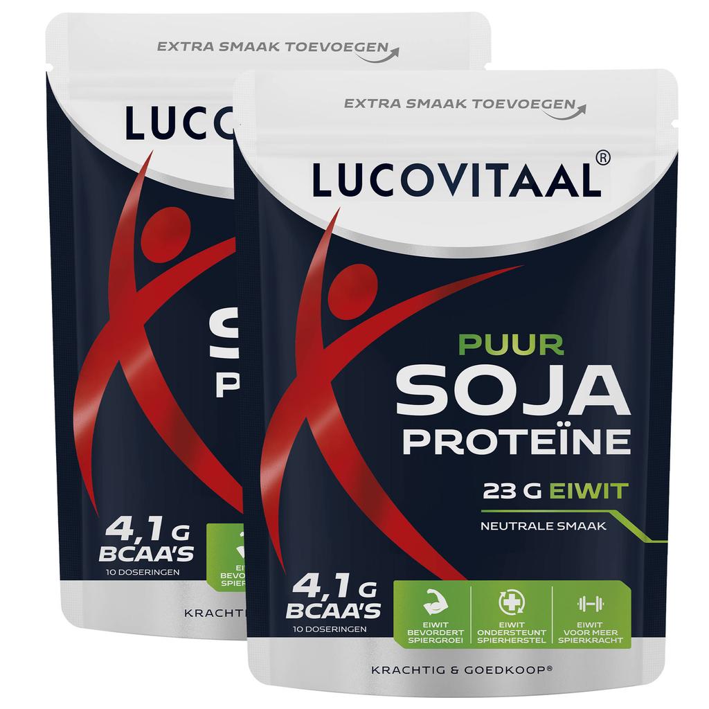 Lucovitaal duopack Soja Proteïne poeder puur