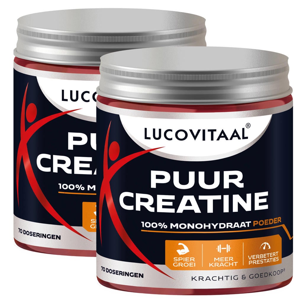 Lucovitaal duopack Creatine poeder puur