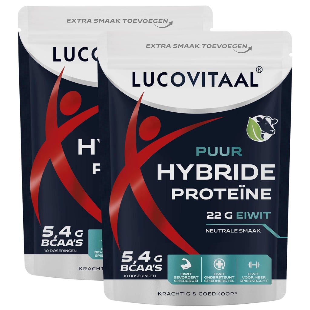 Lucovitaal duopack Hybride Proteïne poeder puur