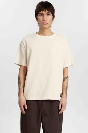 corduroy relaxed T-shirt ecru