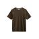 Anerkjendt regular T-shirt met textuur bruin