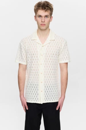 regular casual overhemd ecru