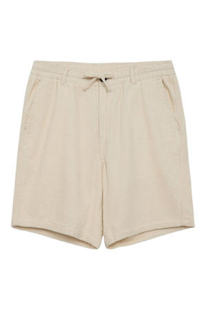 AKJAN corduroy regular casual short beige