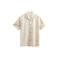 Anerkjendt regular casual overhemd met linnen beige