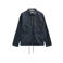 Anerkjendt overshirt met linnen donkerblauw