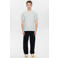 Anerkjendt regular gestreept casual overhemd beige