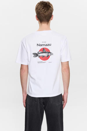 regular T-shirt met backprint