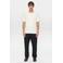 Anerkjendt regular T-shirt met textuur ecru