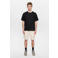 Anerkjendt regular casual short met linnen beige