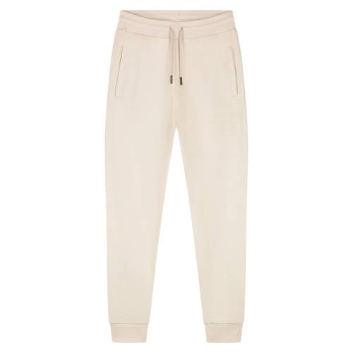 Malelions Permanent Vacation slim joggingbroek beige afbeelding