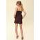 LOOXS 10sixteen spaghettitop donkerbruin broderie