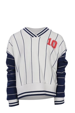 sweater met backprint wit