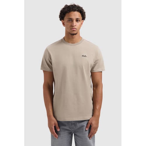 Ballin regular T-shirt met backprint taupe afbeelding