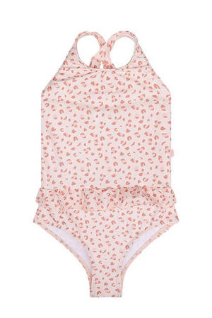 badpak met panterprint roze