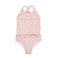 Swim Essentials badpak met panterprint roze