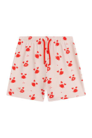 zwemboxer met all over print rood