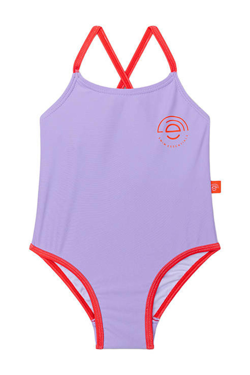 Swim Essentials badpak paars/rood