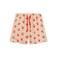 Swim Essentials zwemshort met all over print ecru/rood