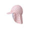 Swim Essentials zonnehoed met panterprint roze
